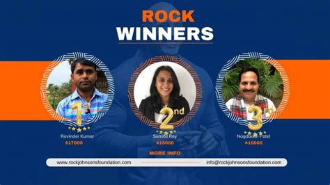 Rock Johnson Lucky Draw Winners List Rock Johnson Foundation.